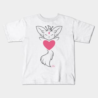 Galactics - Heart Reverse Kids T-Shirt